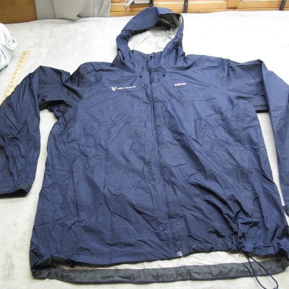 Patagonia Other - Patagonia Torrentshell Jacket Mens XXL Blue 2.5L Waterproof Full Zip Hood Pack